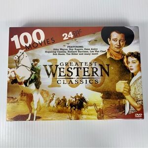 Greatest Western Classics: 100 Movies DVD 24-Disc Set New w/ Factory Seal